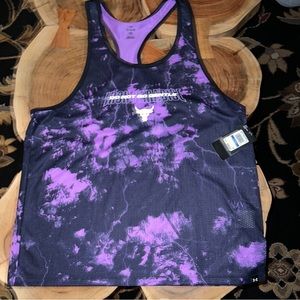 Project Rock Do Not Go Gentle men’s tank shirt under Armour mesh NWT